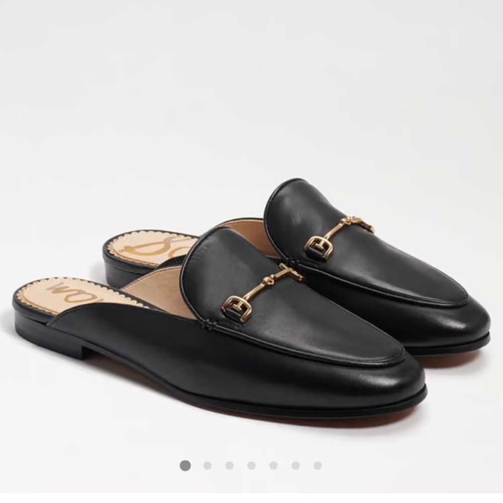 Sam Edelman Linnie Bit Mule Black Leather Size 8 - Picture 2 of 11